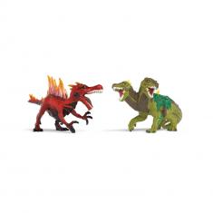 Saurien de feu vs Lézard de la jungle