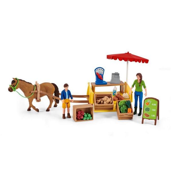 Mobile farm stall - Schleich-42528