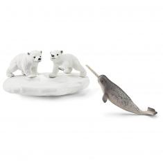 Figurine: polar bear slide