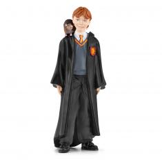 Figurines Harry Potter™: Ron Weasley™ et Croûtard