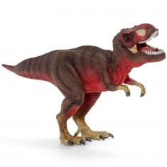 Figura de dinosaurio: Tiranosaurio Rex rojo