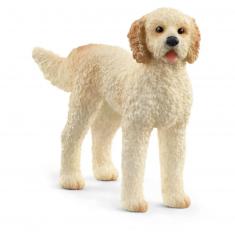Figura de perro Goldendoodle