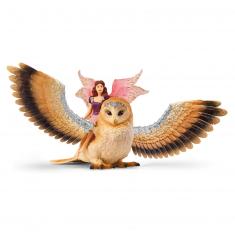 Bayala figurines: Elf on the back of a sparkling owl