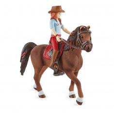 Horse Club figurine: Hannah & Cayenne