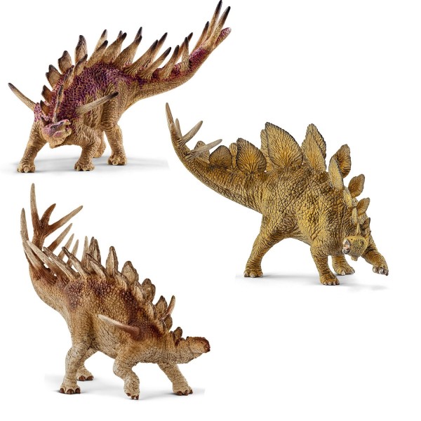 Kit Figurines Schleich Dinosaures : Kentrosaure, Stégosaure, Kentrosaure - KIT00037