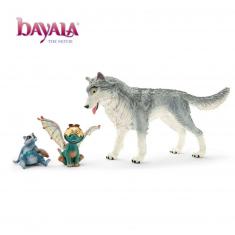Figurine Bayala :  Lykos, Nugur & Piuh