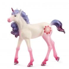 Figurine: Unicorn foal mandala