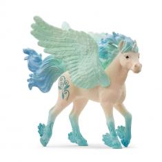 Figura de unicornio potro de tormenta