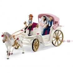 Figurine: The bride and groom's carriage: Horse Club