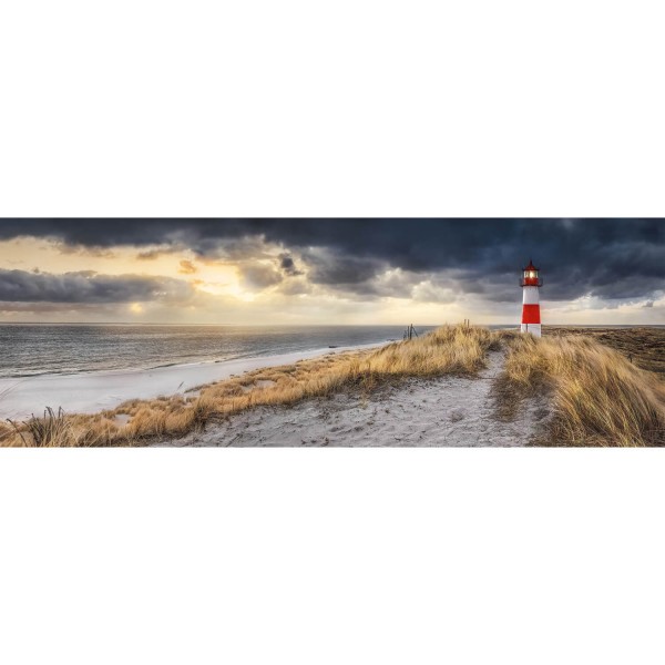 1000 pieces panoramic puzzle: Lighthouse on Sylt - Schmidt-59622