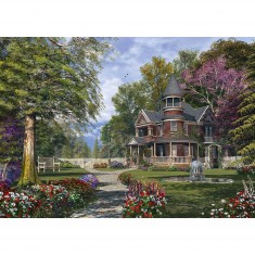 1000 pieces puzzle: mansion with turret