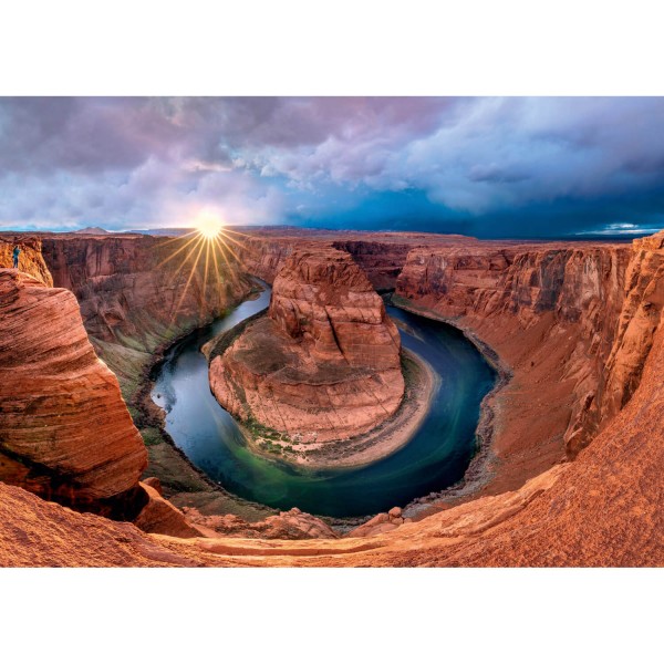 1000 pieces puzzle: Glen Canyon, Horseshoe Bend on the Colorado River - Schmidt-58952