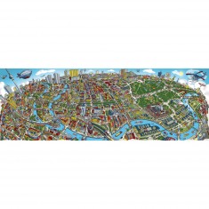 1000 pieces panoramic jigsaw puzzle: Berlin