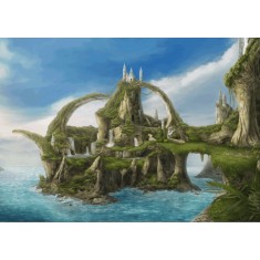 Puzzle 1000 pièces : Ile aux cascades
