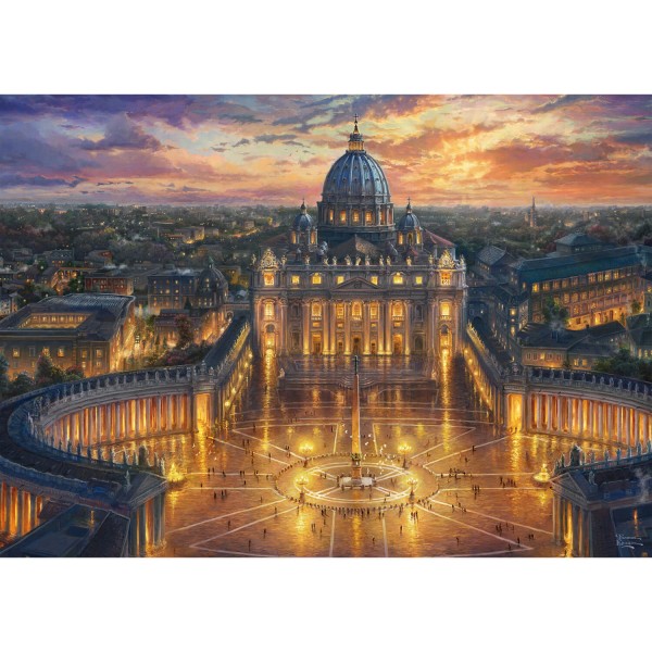 Puzzle 1000 pièces : Vatican, Thomas Kinkade - Schmidt-59628