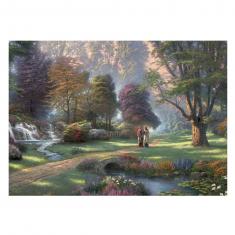 1000 pieces puzzle: Path of Faith - Spirit, Thomas Kinkade