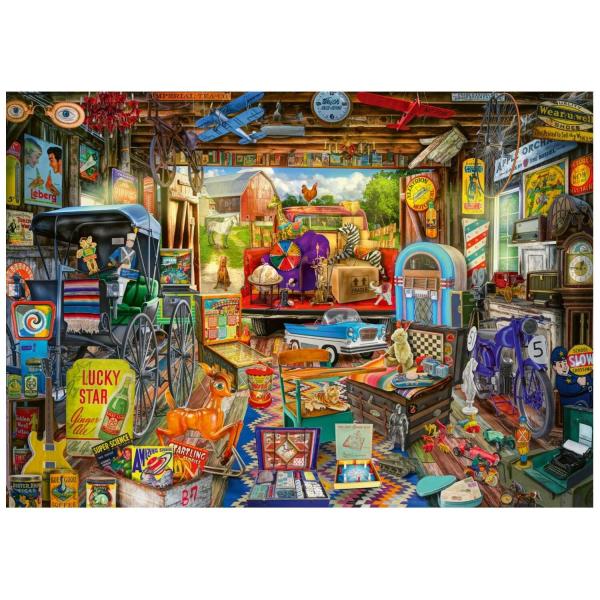 500 PIECE PUZZLE: FLEA MARKET - Schmidt-58972