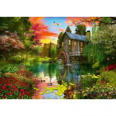 Puzzle 1000 pieces: The watermill