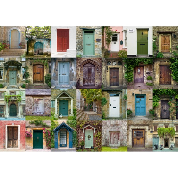 1500 pieces puzzle: Doors - Schmidt-58950