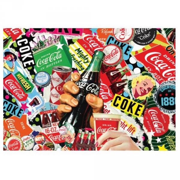 1000 pieces jigsaw puzzle: Coca Cola is it! - Schmidt-59916