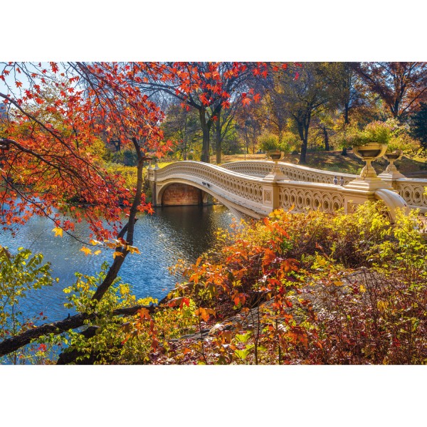 1000 Teile Puzzle: Spaziergang im Central Park, New York - Schmidt-58305