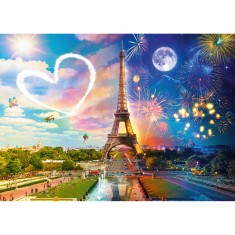 Puzzle 2000 pièces : Paris – Jour et nuit