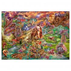 Puzzle 2000 pieces: The treasure of the dragons