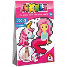 Jixelz: Unicorn and Mermaid