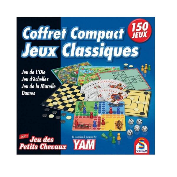 Coffret compact : 150 jeux classiques - Schmidt-88210