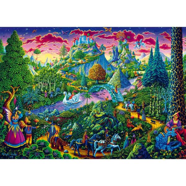 Puzzle 1000 pièces : Monde féerique - Schmidt - Rue des Puzzles