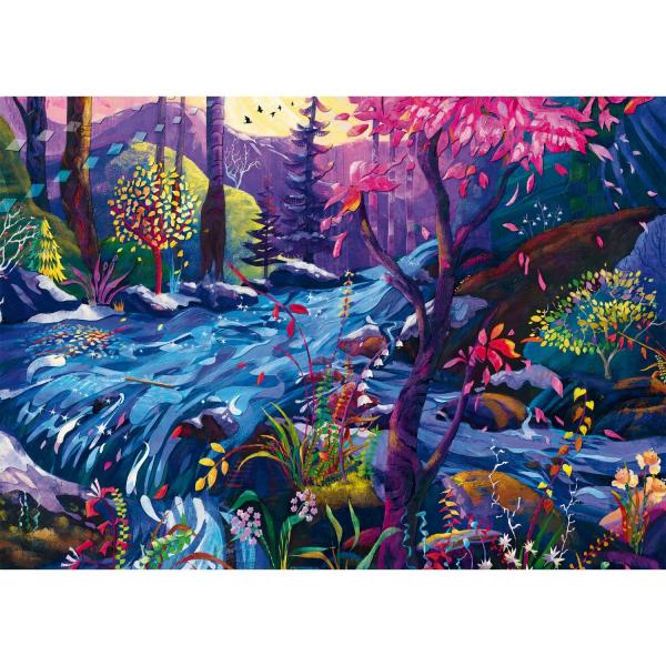 Puzzle 1000 pièces : Dans le fleuve des rêves - Schmidt - Rue des Puzzles