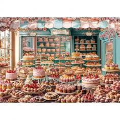 Puzzles 1000 Pièces Pour Adultes Collage Vintage Puzzles Ronds Adultes