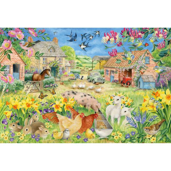 60 pieces puzzle: My little farm - Schmidt-56419