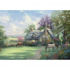 500 pieces puzzle: A perfect summer day