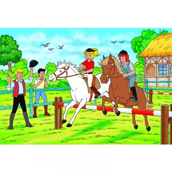 Puzzle 200 pièces - Bibi et Tina : Cours d'équitation - Schmidt-55359