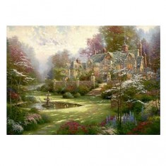 Puzzle 2000 pièces - Thomas Kinkade : La maison de campagne