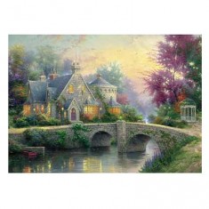 Puzzle 3000 pièces - Thomas Kinkade : Crépuscule