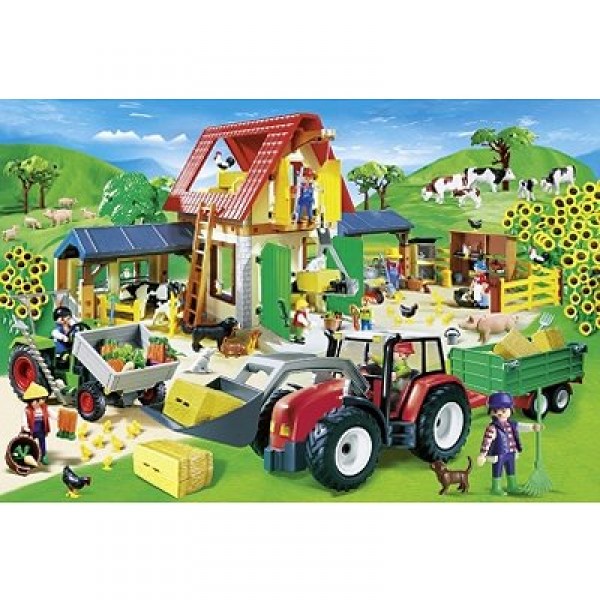 Puzzle Playmobil ferme
