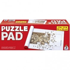 Tapis de puzzle enroulable pour puzzle, tapis de rangement en feutre,  économiseur de puzzles, convient jusqu'à 1 500 à 3 000 pièces