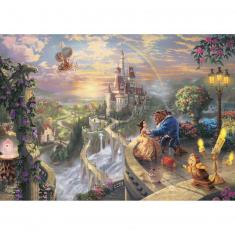 Puzzle 500 pièces : Disney : La Belle et la bête