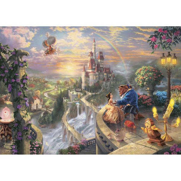 Puzzle 500 pièces : Disney : La Belle et la bête - Schmidt-59926
