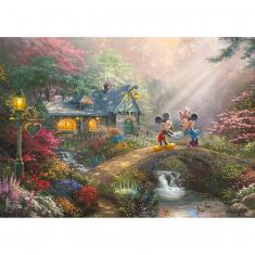 500 Teile Puzzle: Mickey und Minnie