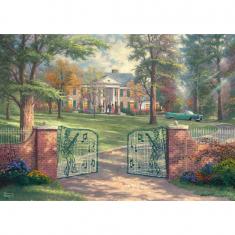 1000-teiliges Puzzle: Graceland® 50-jähriges Jubiläum, Thomas Kinkade