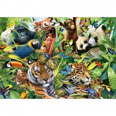 Puzzle de 1500 piezas : La diversidad del mundo animal