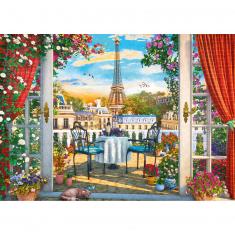 1000 pieces puzzle: Terrace in Paris
