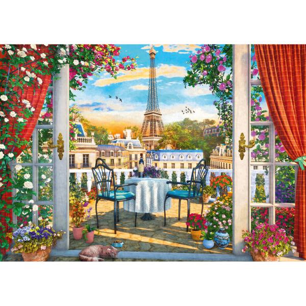 1000 pieces puzzle: Terrace in Paris - Schmidt-58976