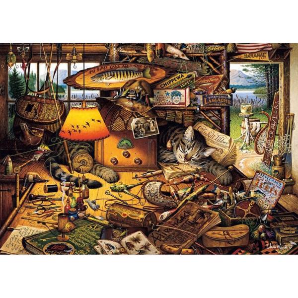 Puzzle de 1000 piezas: Max en las montañas de Adirondack - Schmidt-59994