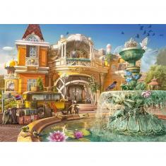 Puzzle mit 1000 Teilen: Geheimes Puzzle: Orchideenhaus