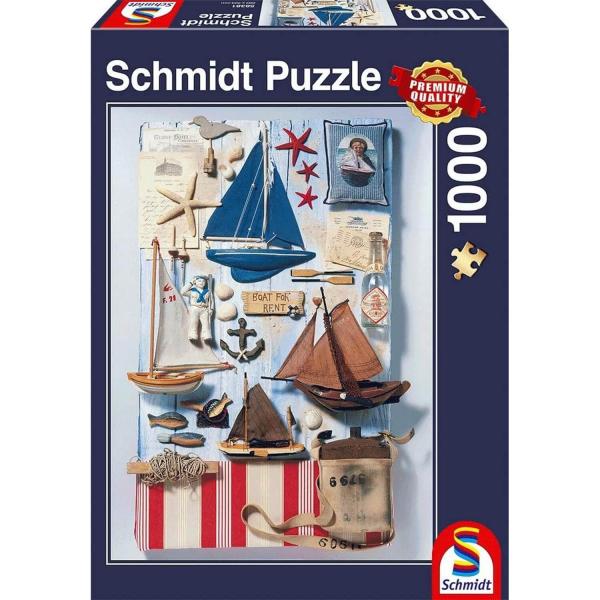 1000 Teile Puzzle: maritimes Potpourri - Schmidt-58381