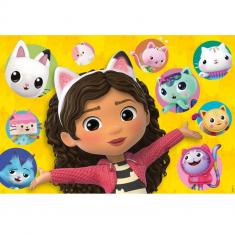 100-teiliges Puzzle: Gabbys Puppenhaus – Gabby und ihre Freunde